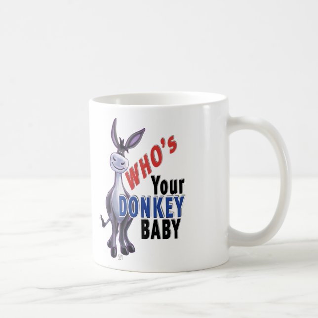 Lusnyj Donkey, vem är din Donkey Baby Kaffemugg (Höger)