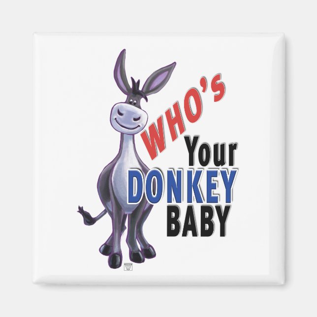 Lusnyj Donkey, vem är din Donkey Baby Magnet (Framsidan)
