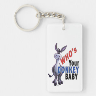 Lusnyj Donkey, vem är din Donkey Baby Nyckelring