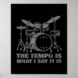 Lusnyj Drumming Art För manar Women Drumline Drum Poster