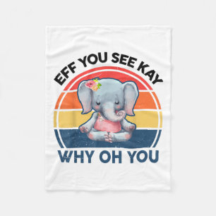 Lusnyj Eff du ser Kay Varför Elephant Yoga? Fleecefilt