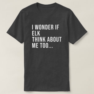 Lusnyj Elk Hunting Shirt för manar och Kvinnor T