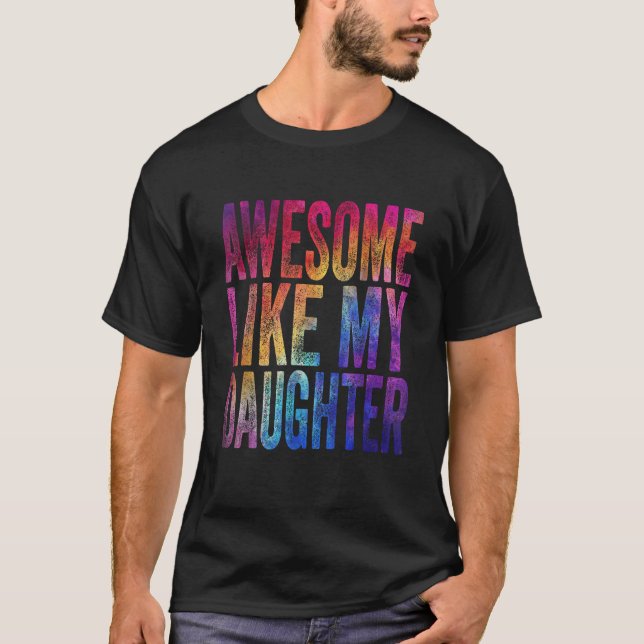 Lusnyj Fars dag Fantastisk som min dotter T Shirt (Framsida)