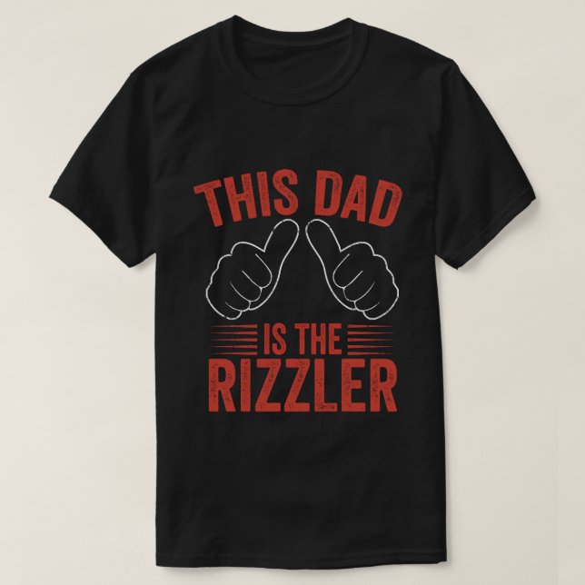 Lusnyj Fars dag W Rizz Rizzler Rizz Gud detta T Shirt (Design framsida)