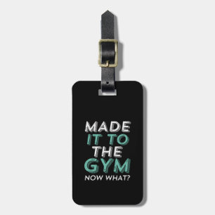 Lusnyj Fitness har gjort det till Gym nu. Bagagebricka