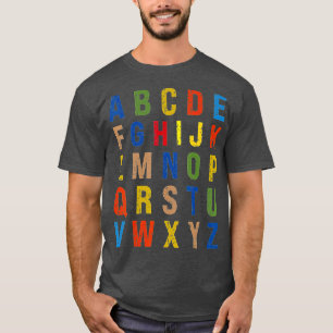 Lusnyj förk Kindergarten Hi Alphabet tillbaka till T Shirt