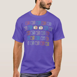 Lusnyj förk Kindergarten Hi Alphabet Tillbaka till T Shirt