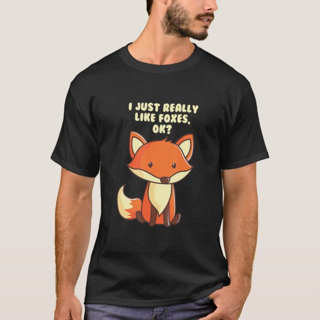 Lusnyj Fox T-Shirt I Verkligen precis som Foxes. (Framsida)