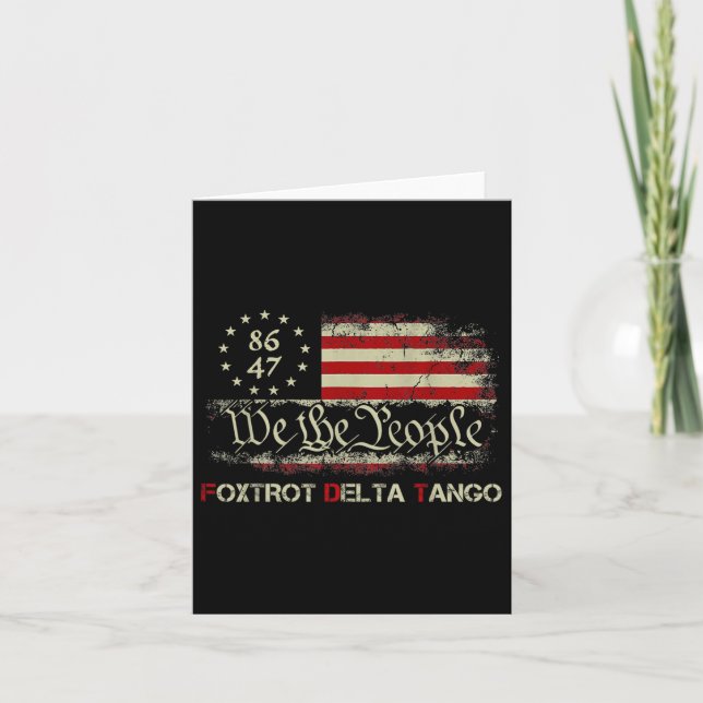 Lusnyj Foxdra Delta Tangos Vi People Us Ameri Kort (Framsida)