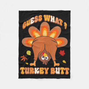 Lusnyj Gissa Turkiet Butt Girls Boys Thanksgivi Fleecefilt