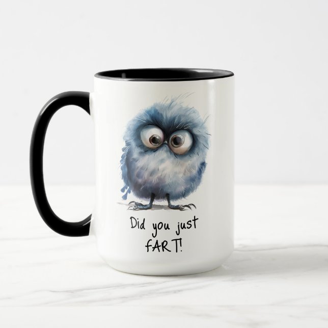 Lusnyj gjorde du precis Fart Bird Coffee Mugg (Vänster)