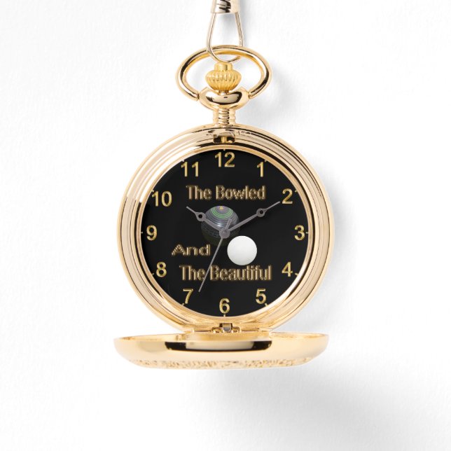 Lusnyj Gräsmatta Bowls Bowled Vacker, Necklace Wat Armbandsur (Framsida)