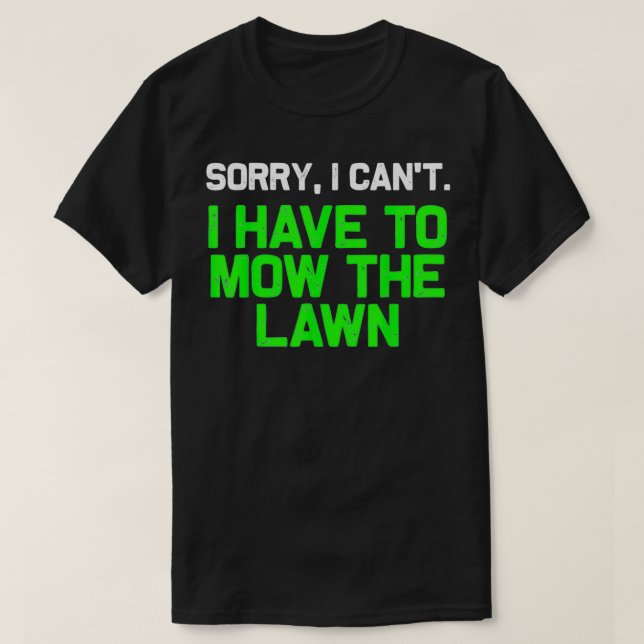 Lusnyj Gräsmatta Mower Mower Pappa Far T Shirt (Design framsida)