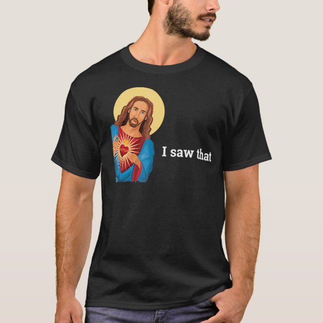 Lusnyj Gud Jesus, jag såg Religiösan Faith Meme Jo T Shirt (Framsida)