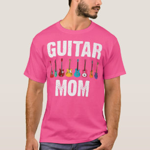 Lusnyj Guitar Art Mamma Mor Guitar Player Music i T Shirt