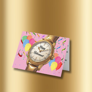 Lusnyj Guld Watch firar Pension Kort