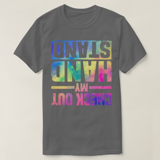 Lusnyj Gymnastics Humor Gymnast Checka ut min T Shirt (Design framsida)