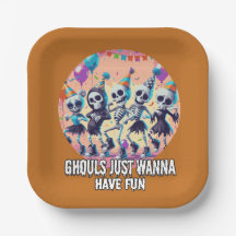 Lusnyj Halloween Ghouls vill bara ha Roligt Party