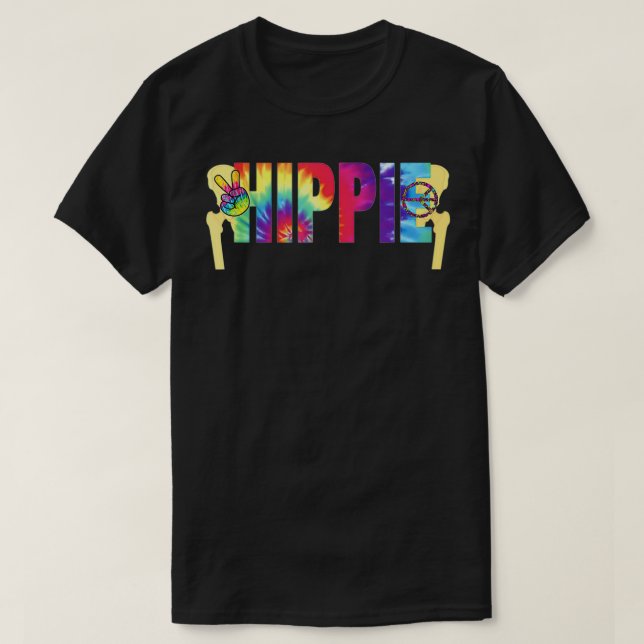 Lusnyj Hippie Hip Replacement Surgery Gift Tshirt T Shirt (Design framsida)