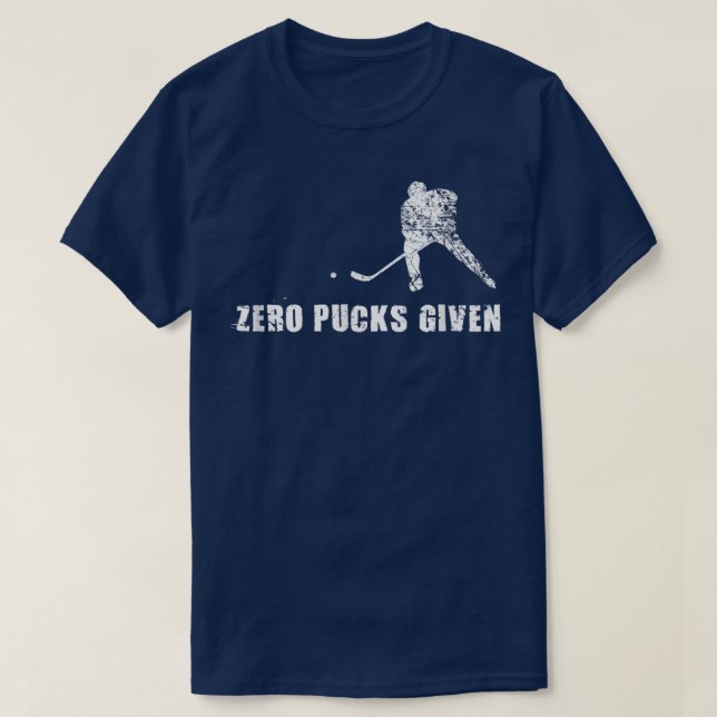 Lusnyj Hockey, Zero Pucks med sportspelargåva T Shirt (Design framsida)