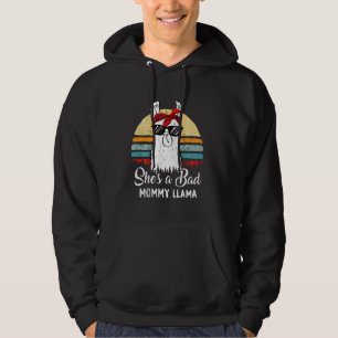 Lusnyj, hon är en dålig Mamma Llama Mamma Mamma mo Hoodie