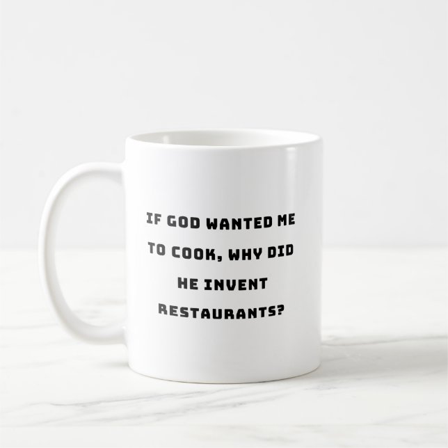 Lusnyj Housefru-offerten, jag hatar kokning funny Kaffemugg (Vänster)