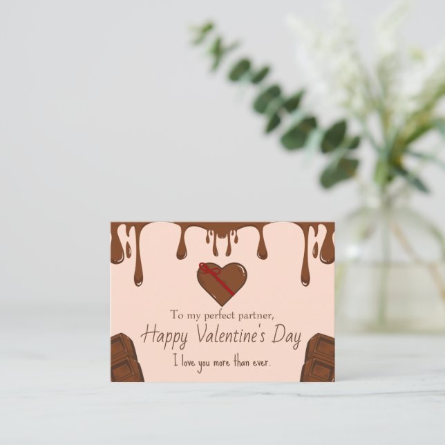 Lusnyj I Kärlek Hund Pet Valentines day Helgdag Ca Anteckningskort (Stående Fram)