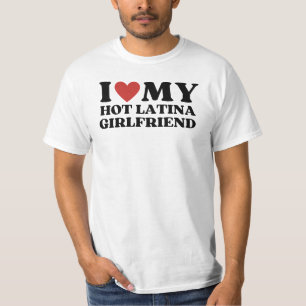 Lusnyj I Kärlek min Hett Latina Girlkompis T Shirt