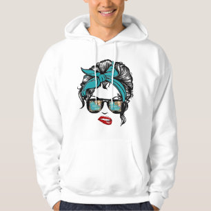 Lusnyj Inte idag Heifer Messy Bun Mamma Glass Farm Hoodie