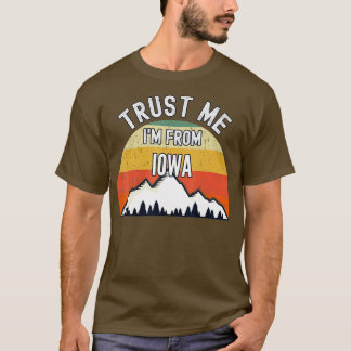 Lusnyj Iowa Gift litade på mig från Iowa T Shirt