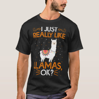 Lusnyj, jag bara Verkligen som Llamas Ok Classic T T Shirt
