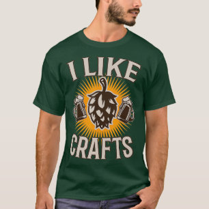 Lusnyj, jag gillar Crafts Beer Brewing Skutt T Shirt