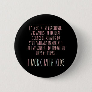 Lusnyj jag jobbar med Kids beteendeanalys Psycholo Knapp