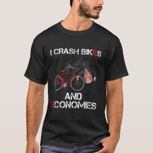 Lusnyj jag krockar med bikes och ekonomi Joe Biden T Shirt