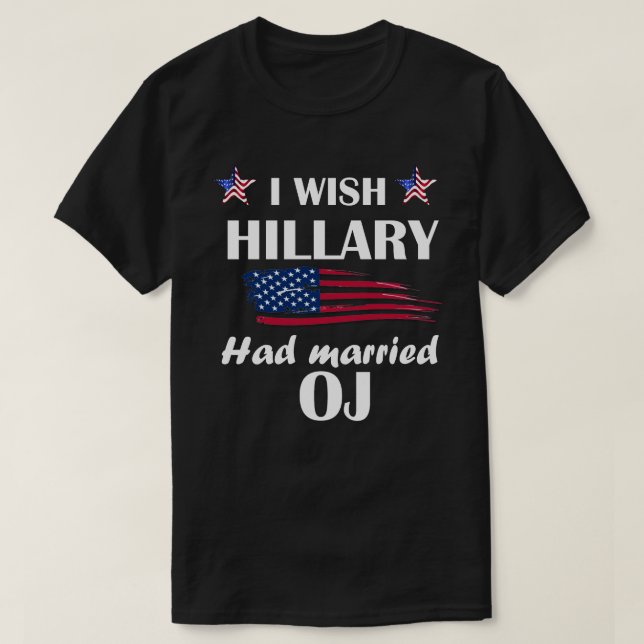 Lusnyj jag önskar att Hillary hade gift sig T Shirt (Design framsida)