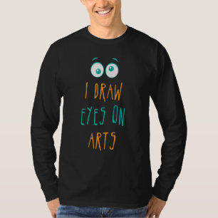 Lusnyj jag ritar Öga på konst-skämt Museum Securit T Shirt