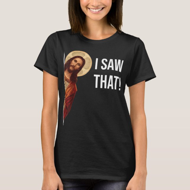 Lusnyj Jesus, jag såg den kristna ljudet Gift T Shirt (Framsida)