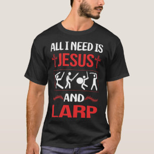 Lusnyj Jesus Larp Larping RPG Roleplay Roleplay T Shirt