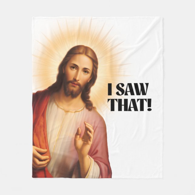 Lusnyj Jesus Meme... Fleecefilt (Framsidan)