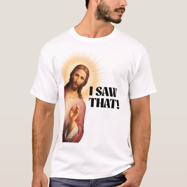 Lusnyj Jesus Meme... T Shirt (Framsida)