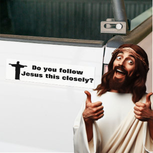 Lusnyj Jesus Tailgating Bildekal