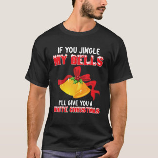 Lusnyj Jingle Min Klockor-jul Vuxen humor säger T Shirt