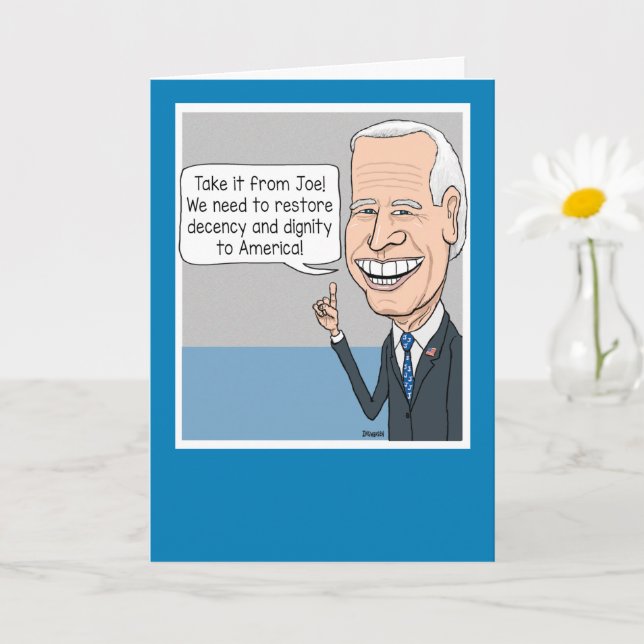 Lusnyj Joe Biden Wants Återgår till årsdagen Kort (Liten växt)