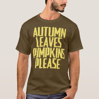 Lusnyj Joke Sarcastic Höst löv Pumpkins Snälla T Shirt