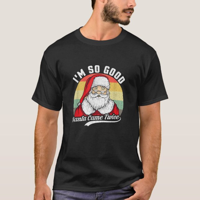 Lusnyj jul Dirty Santa I M SO BRA SANTA CAME T Shirt (Framsida)
