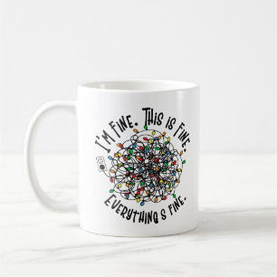 Lusnyj Jul Ljus Satt Kaffemugg