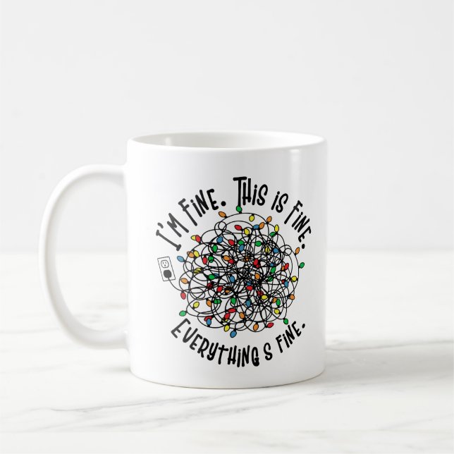 Lusnyj Jul Ljus Satt Kaffemugg (Vänster)