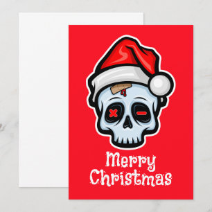 Lusnyj Jul Skull, God jul Inbjudningar