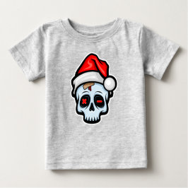 Lusnyj Jul Skull, Tecknad Stil T Shirt