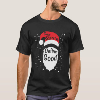 Lusnyj Kära Santa Define Bra Novelty Gif T Shirt